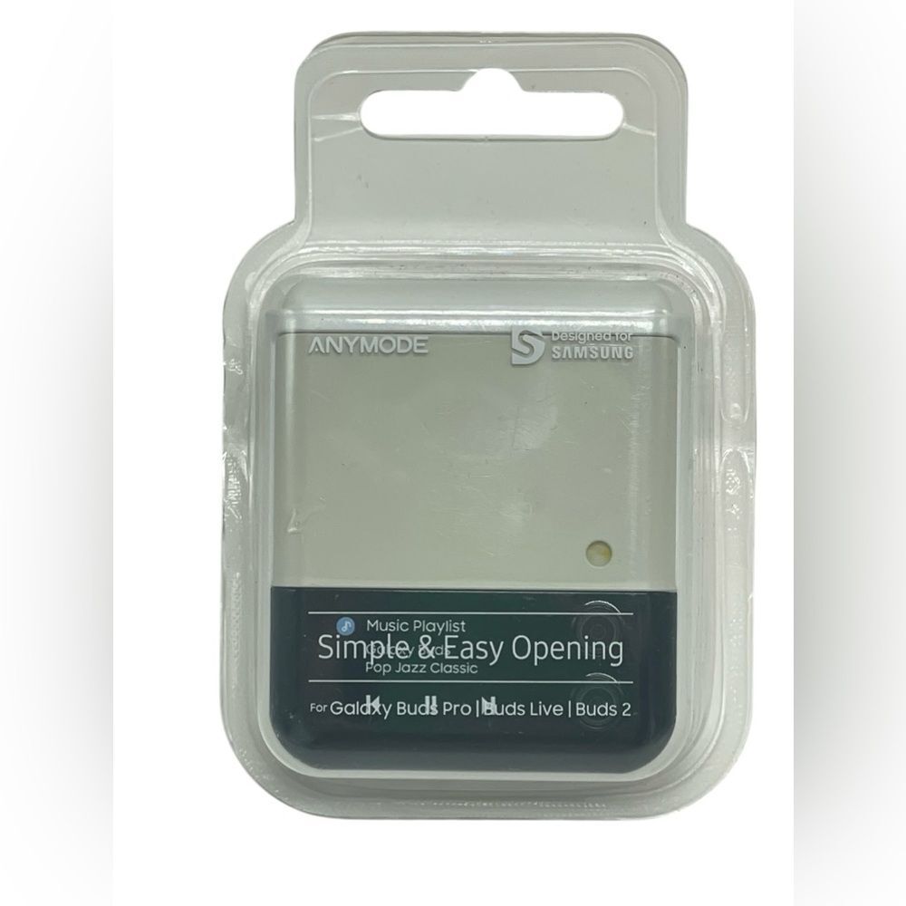 Samsung Z Flip 3 Cover Case for Galaxy Buds2 Buds Pro Live Cream New